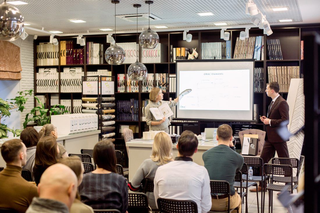 Презентация коллекции Orac Decor «Ателье новая классика» в дизайн-центре «Ампир Декор» на Пушкинской, 19