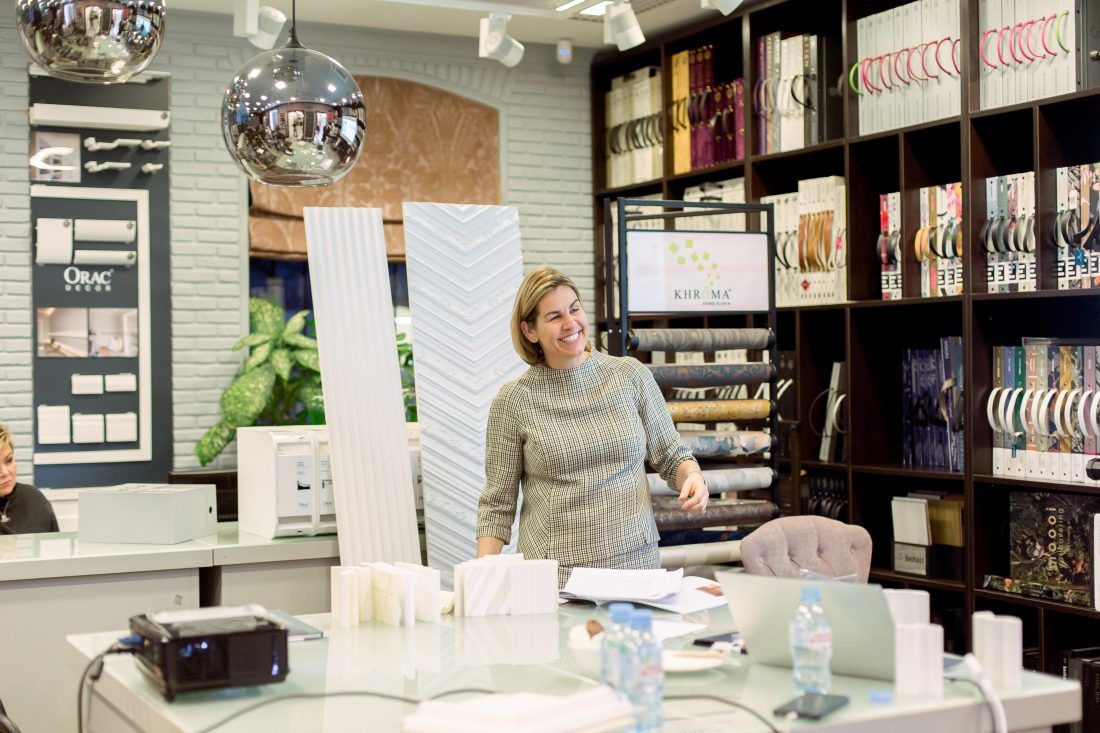 Презентация коллекции Orac Decor «Ателье новая классика» в дизайн-центре «Ампир Декор» на Пушкинской, 19