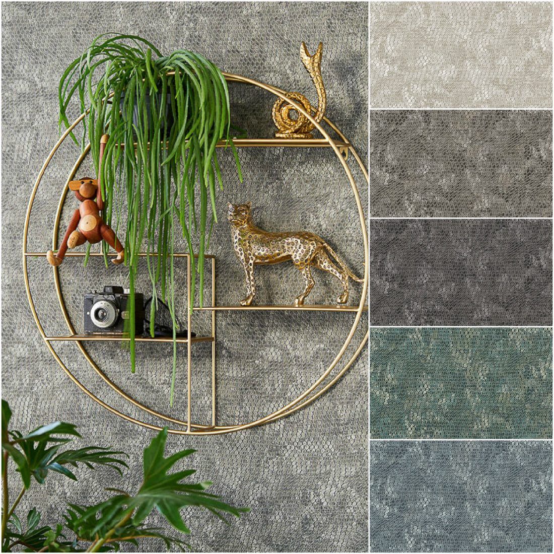 Ампир Декор обои с животными принтами Skin от Eijffinger