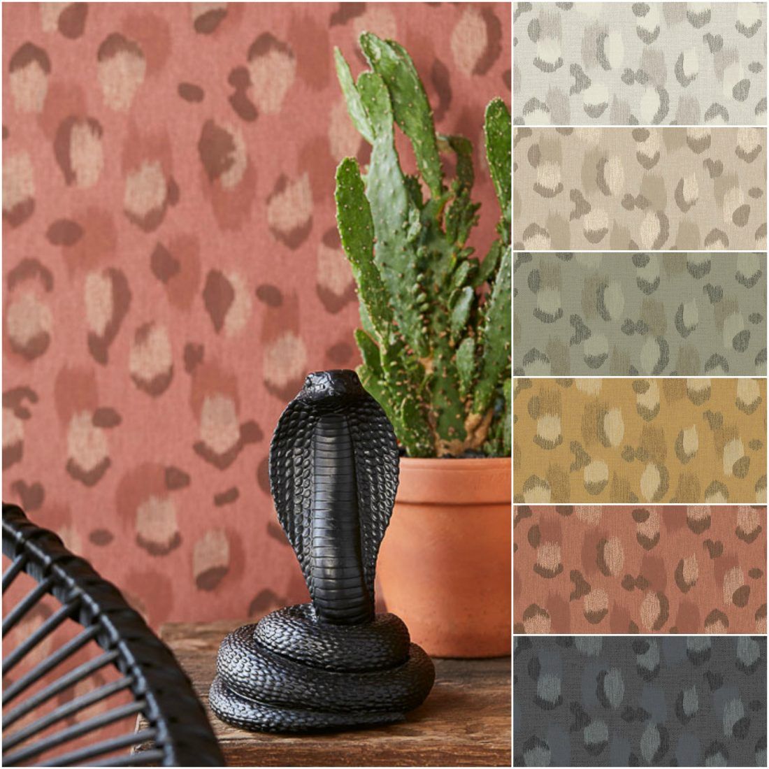 Ампир Декор обои с животными принтами Skin от Eijffinger