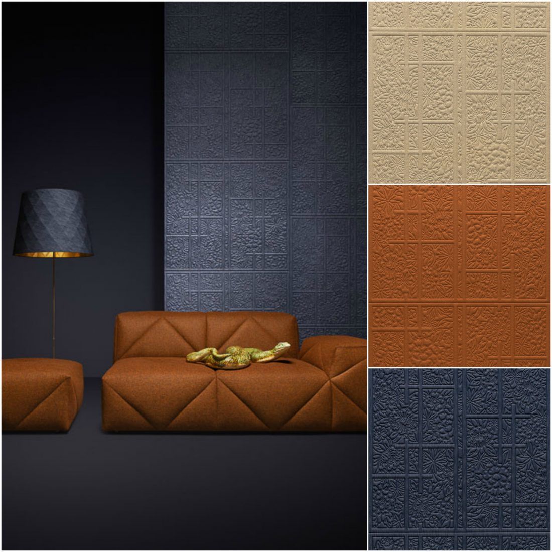 Ампир Декор коллекция обоев Moooi Tokyo Blue от Arte