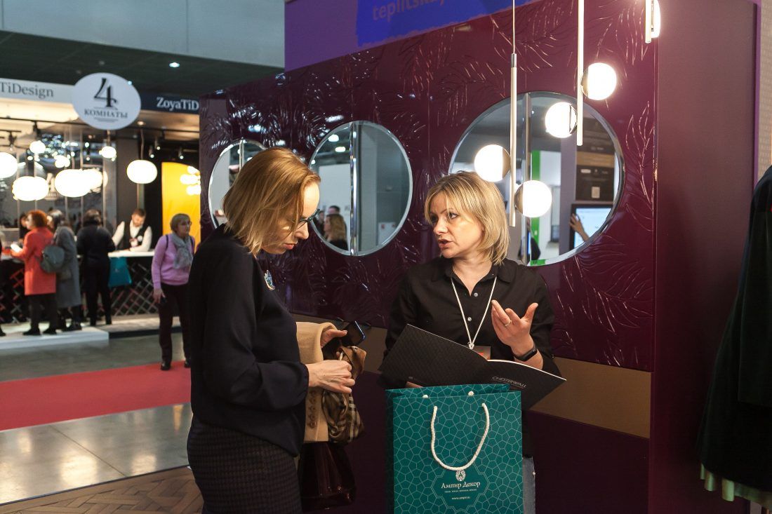 Ампир Декор на выставке BATIMAT RUSSIA 2020, стенд Елены Теплицкой