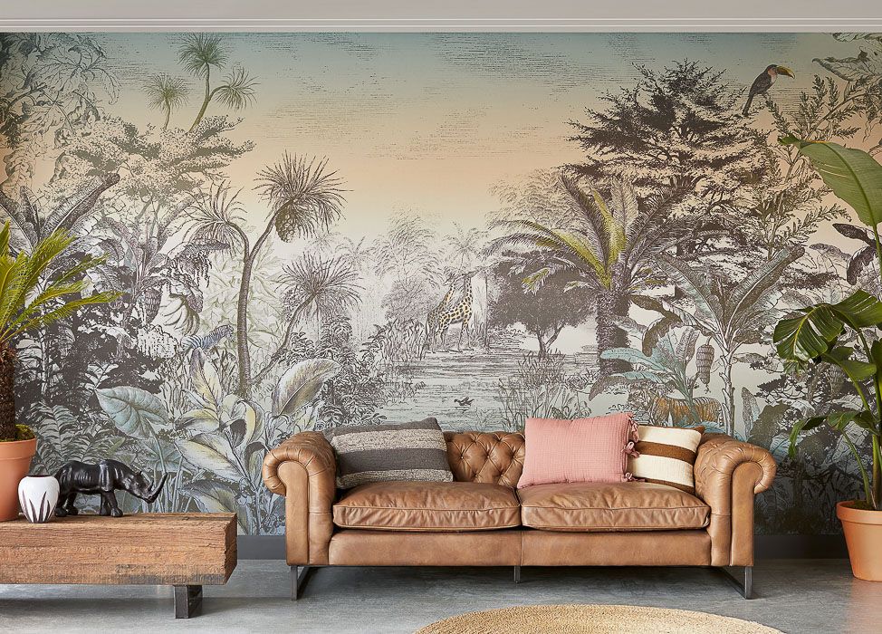 Ампир Декор обои с животными принтами Skin от Eijffinger