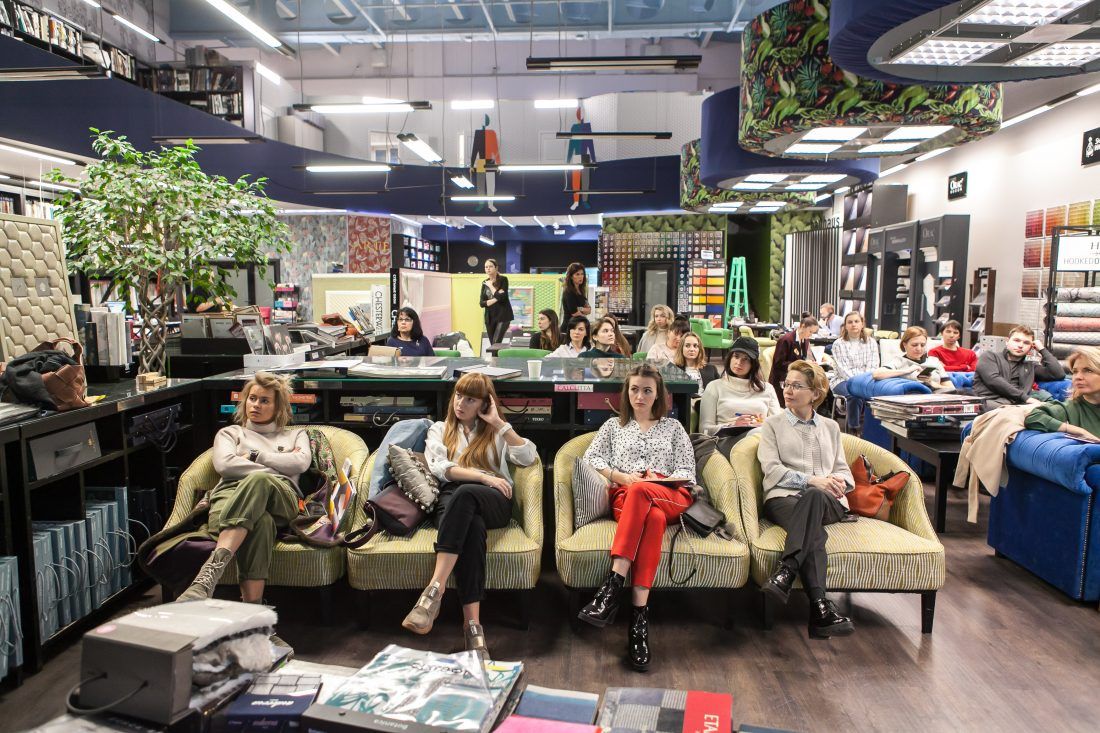 Центр Дизайна Мануфактура 5 Ампир Декор, лекция о интерьерном текстиле для студентов Skillbox