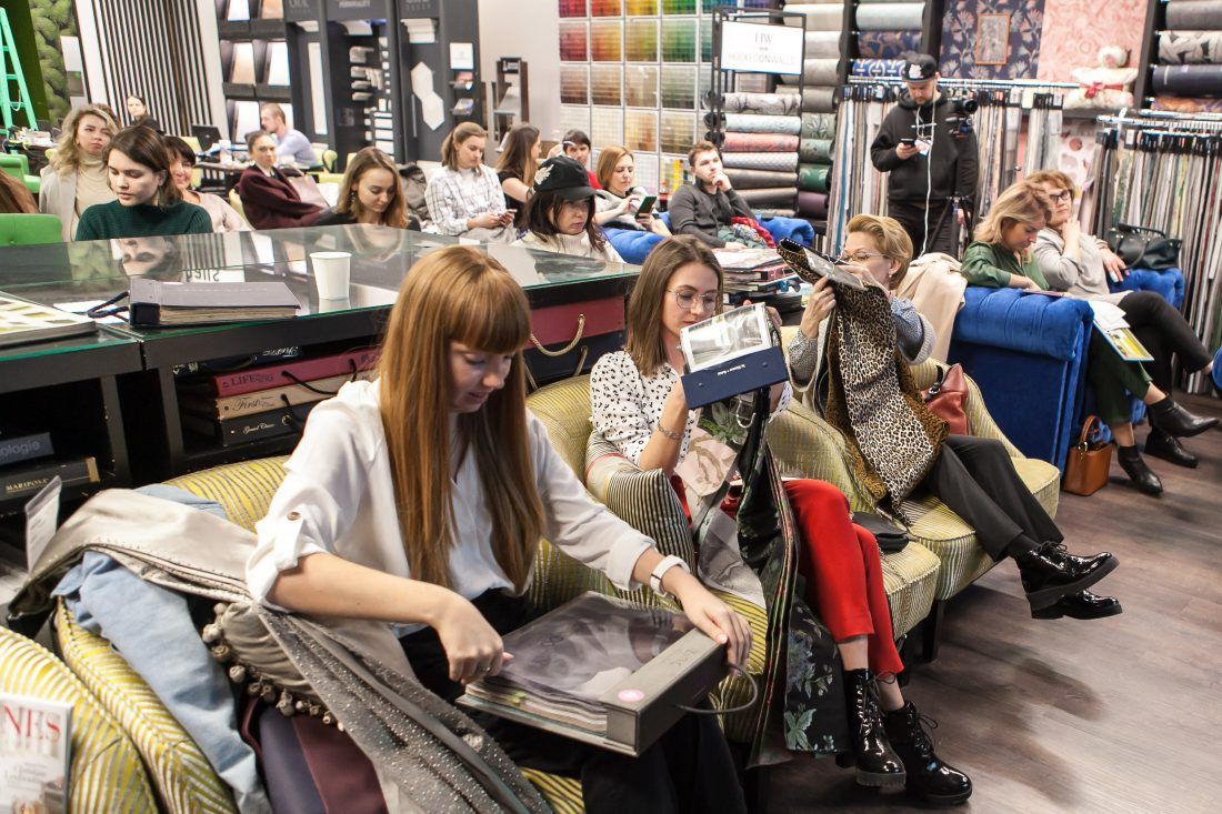 Центр Дизайна Мануфактура 5 Ампир Декор, лекция о интерьерном текстиле для студентов Skillbox