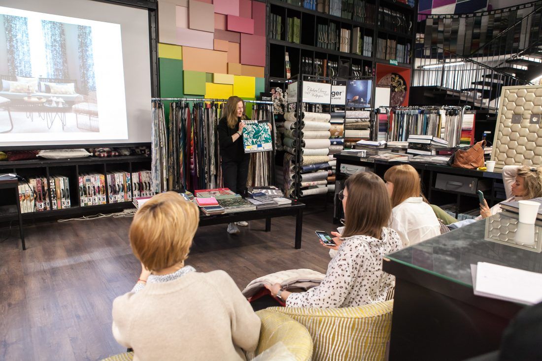 Центр Дизайна Мануфактура 5 Ампир Декор, лекция о интерьерном текстиле для студентов Skillbox