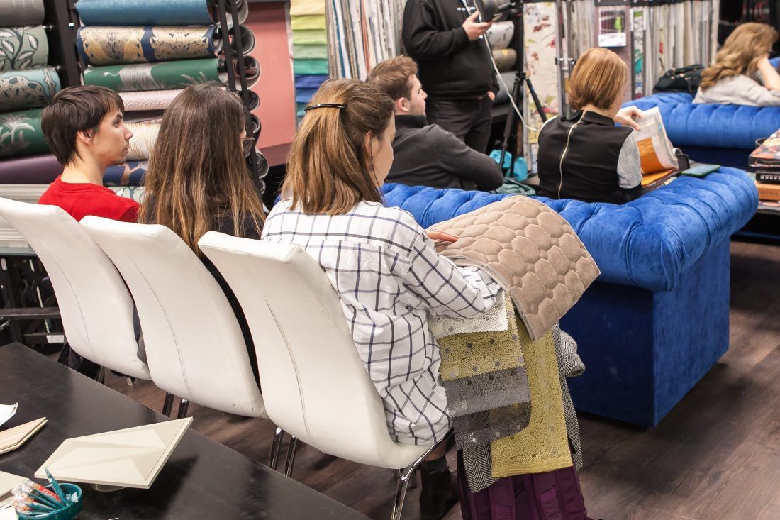 Центр Дизайна Мануфактура 5 Ампир Декор, лекция о интерьерном текстиле для студентов Skillbox