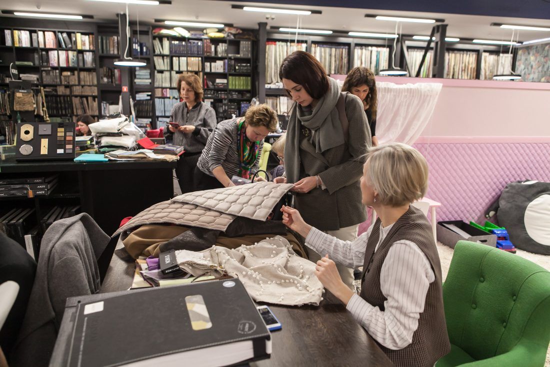 Центр Дизайна Мануфактура 5 Ампир Декор, лекция о интерьерном текстиле для студентов Skillbox