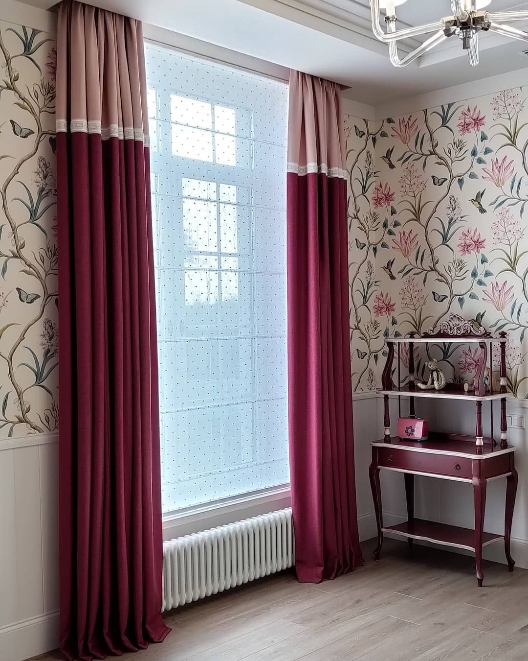 пошив портьер и штор ампир декор