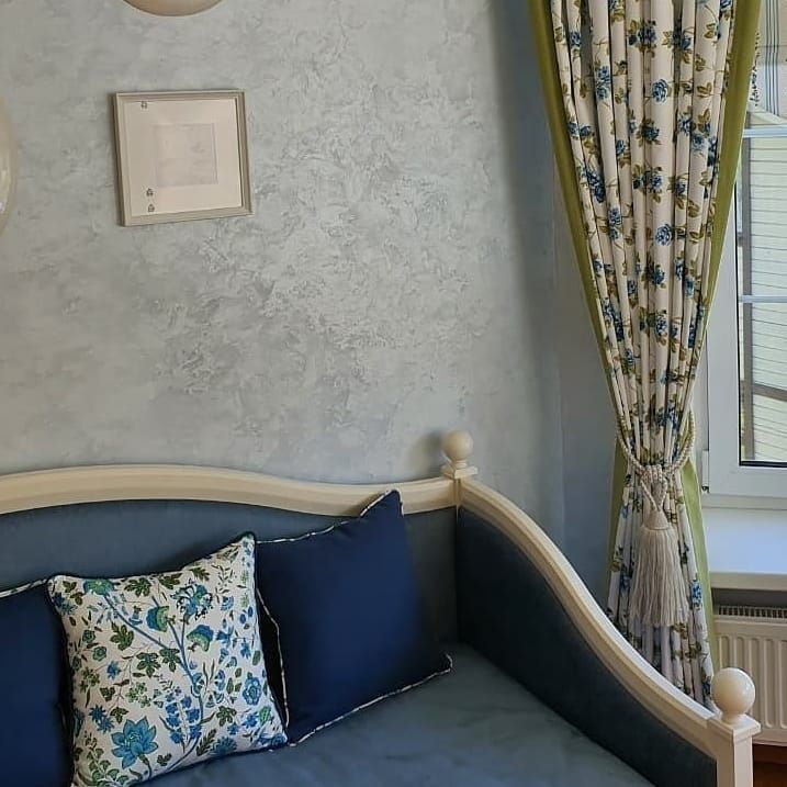 пошив портьер и штор ампир декор