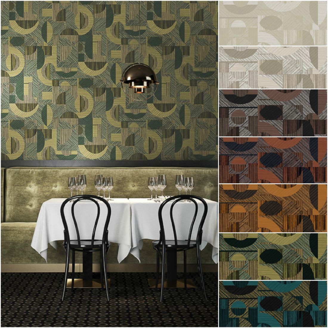 Ампир Декор Мануфактура 5 обои Orbital Khroma 