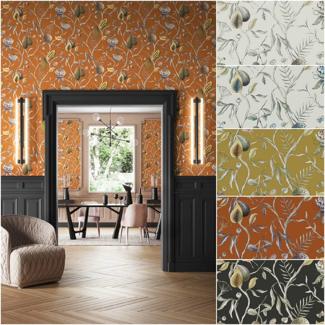 Ампир Декор Мануфактура 5 обои Cabinet of Curiosities Khroma