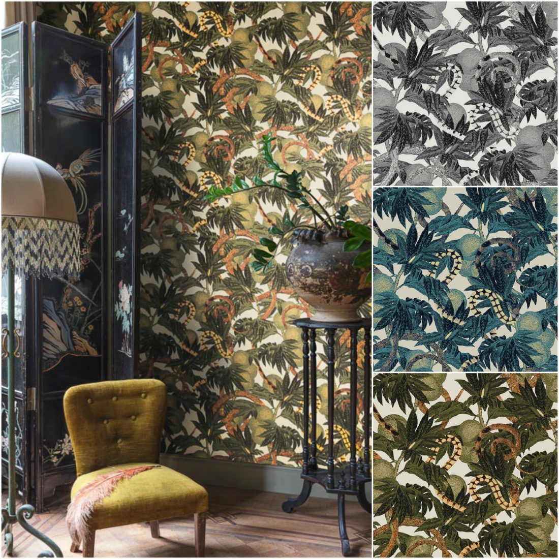 Ампир Декор Мануфактура 5 обои Cabinet of Curiosities Khroma