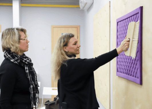 Серия мастер-классов по монтажу стёганых обоев Chesterwall