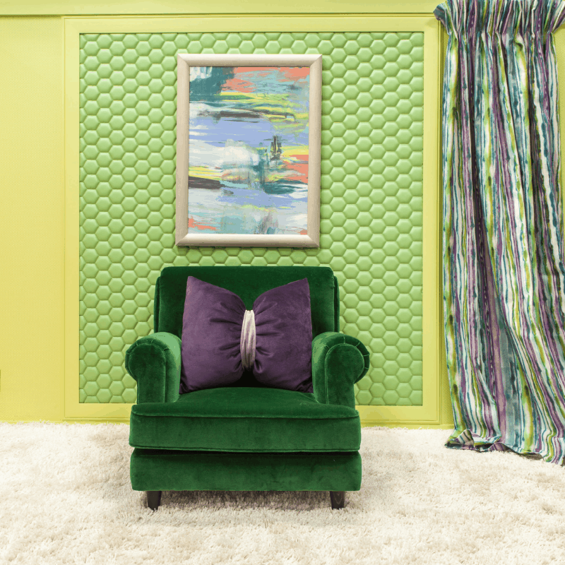 стеновые панели мягкие стеганые обои Chesterwall Ампир Декор Мануфактура 5