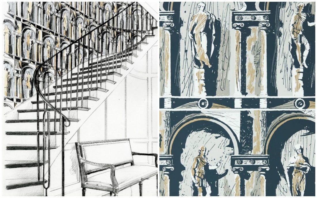 Ампир Декор Мануфактура 5 обои Palladio Volume I Zoffany