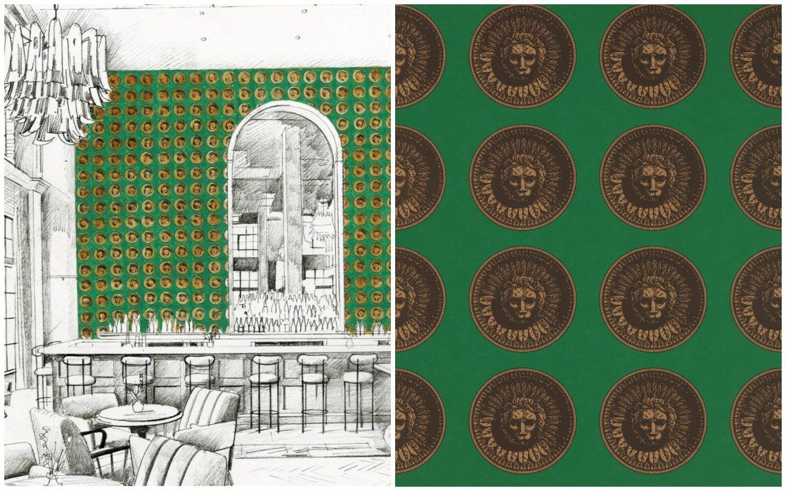 Ампир Декор Мануфактура 5 обои Palladio Volume I Zoffany