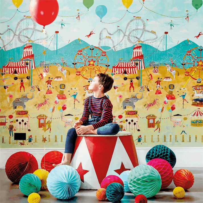 обои Harlequin, дизайн LIFES A CIRCU`S