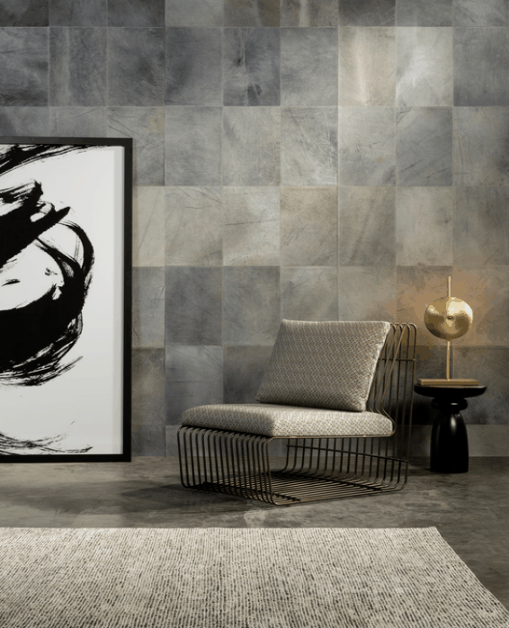 коллекция обоев Les Cuirs бренда Arte, дизайн Rectangle