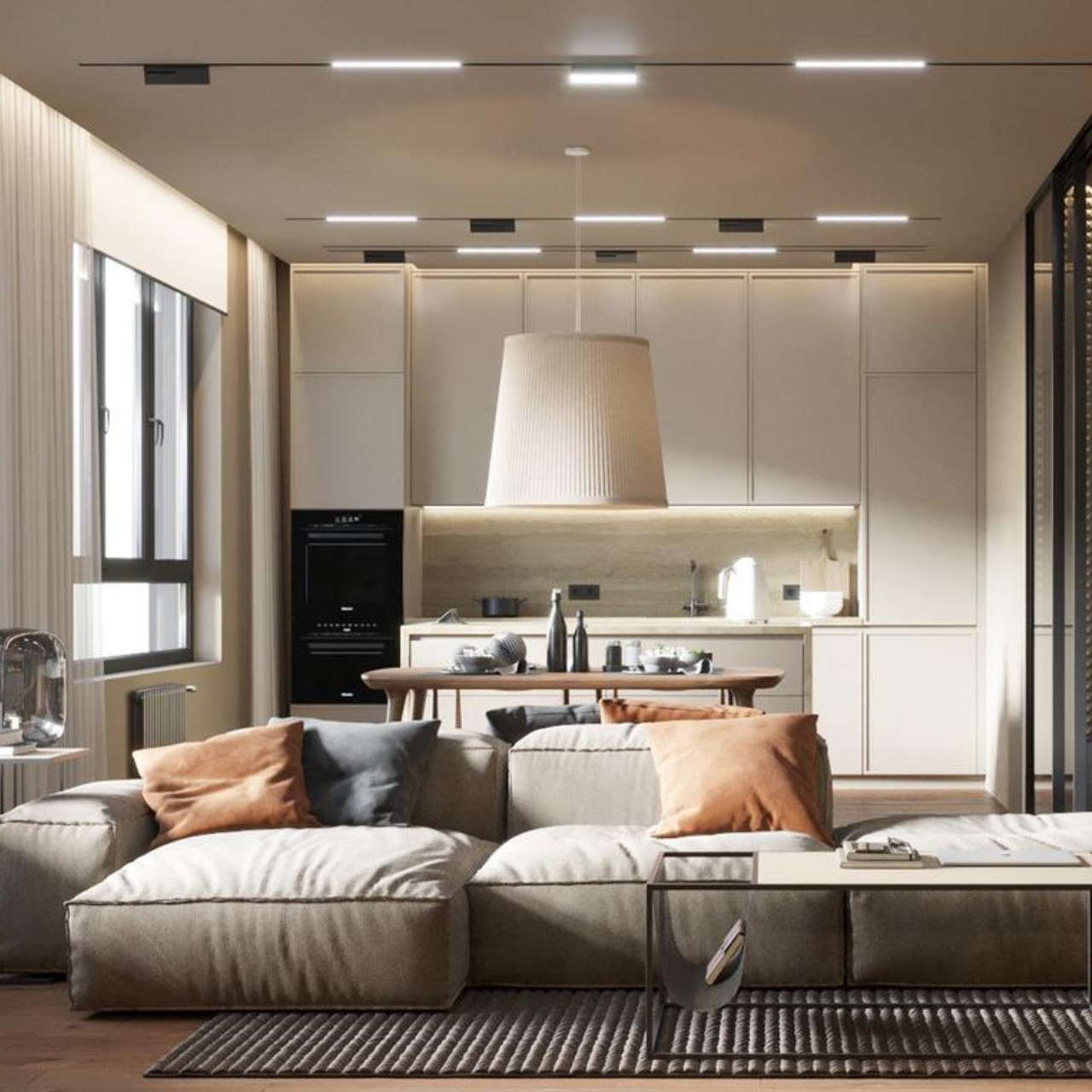 кухня-гостиная