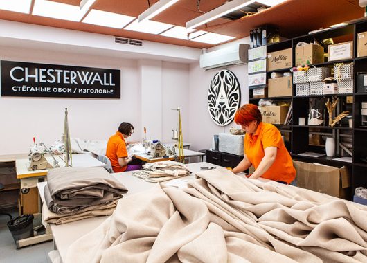 Швейных цех на Автозаводской компания Ампир Декор